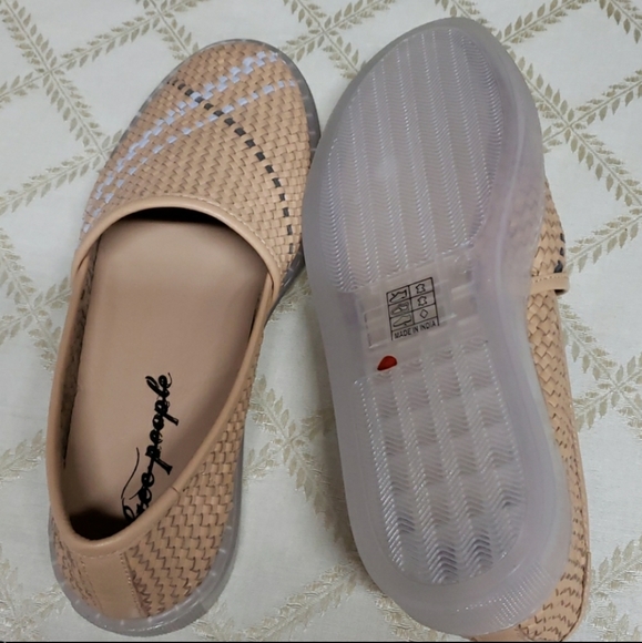 Free People Natural Santorini Leather Slip ons - 9 - Picture 10 of 13